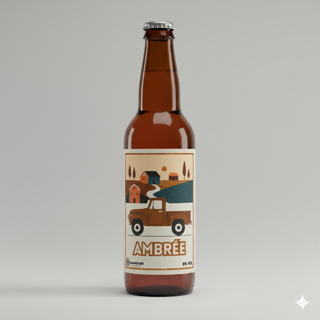 L'Ambrée - 3D Mockup